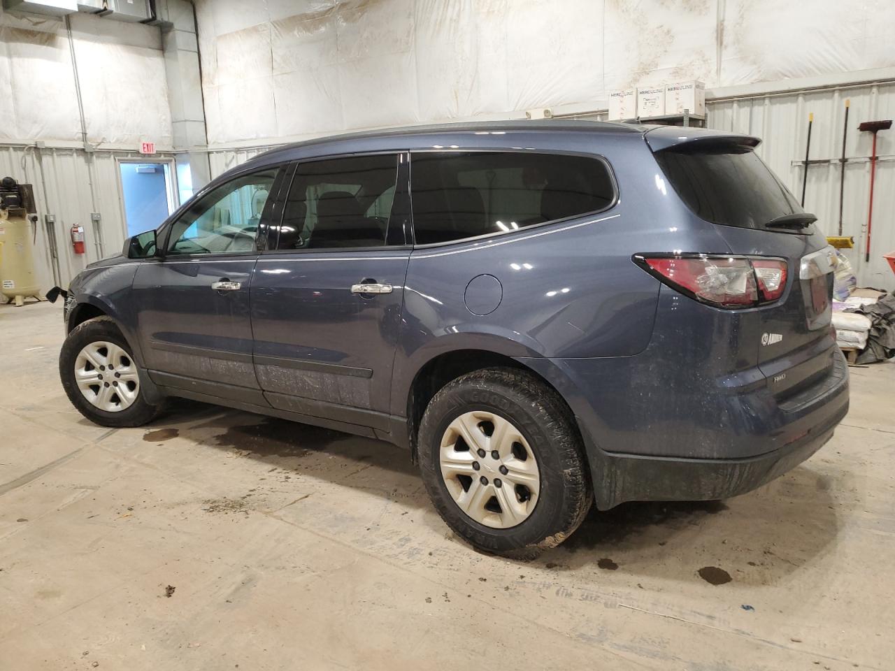 2014 Chevrolet Traverse VIN 1GNKVFKD7EJ267738 Copart auction photo, front end / rear end damage thumbnail 2
