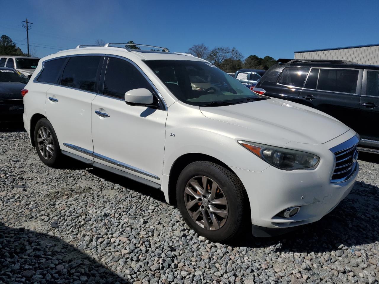 2014 Infiniti QX60 VIN 5N1AL0MN9EC550073 Copart auction photo, minor dent/scratches damage thumbnail 4