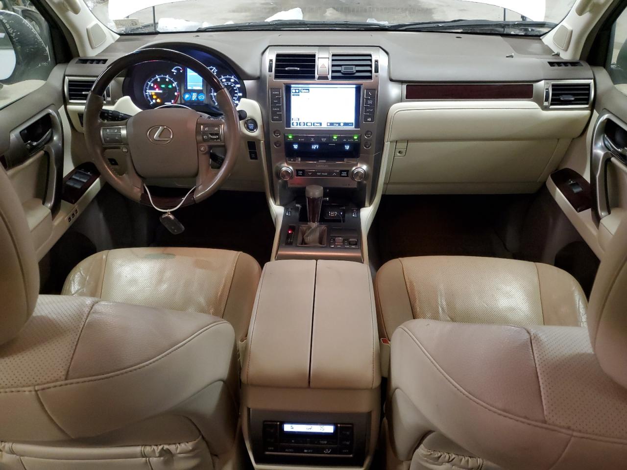 2019 Lexus GX VIN JTJBM7FX6K5210793 Copart auction photo, front end damage thumbnail 8