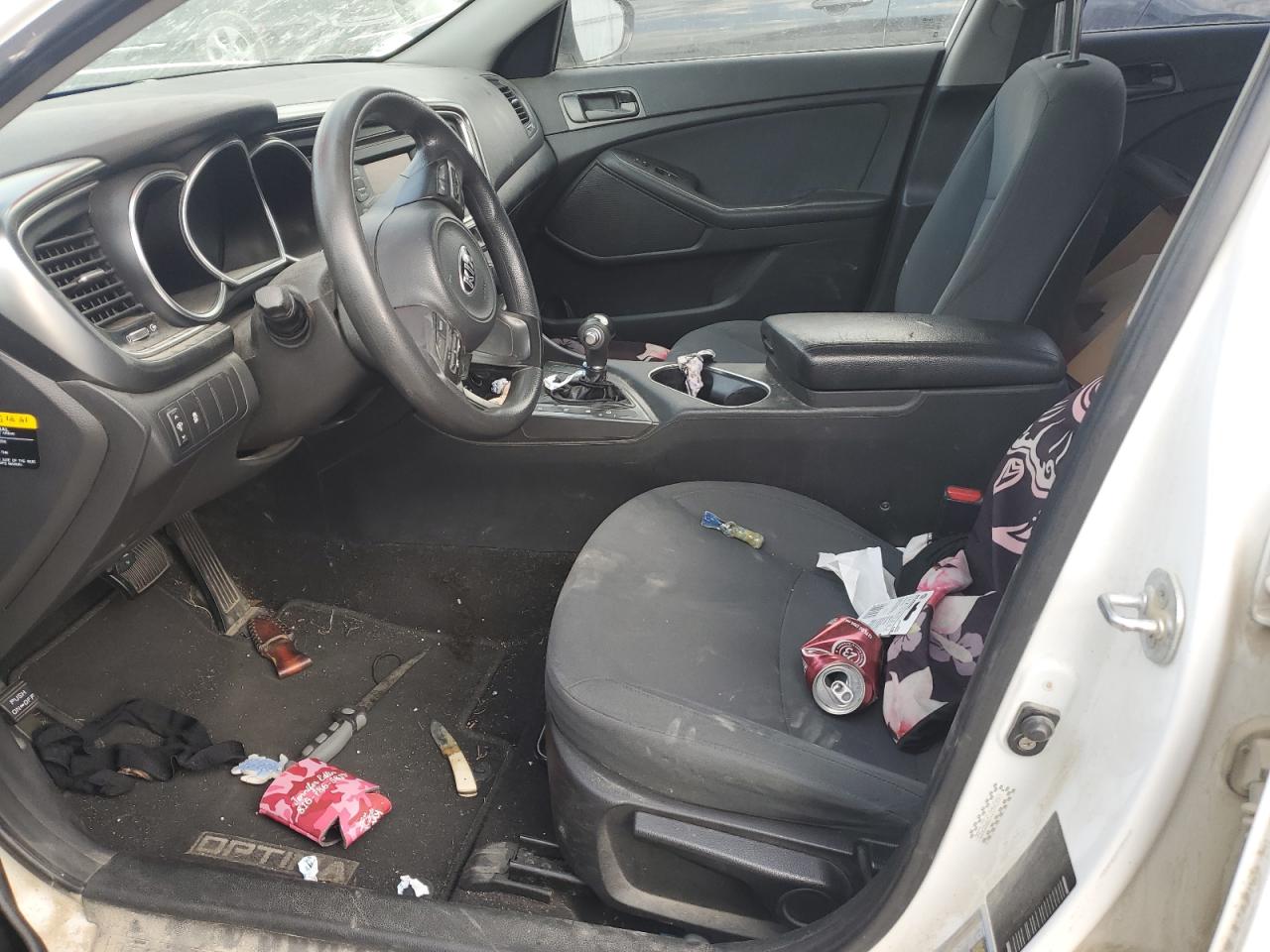 2015 KIA Optima VIN KNAGM4A71F5598582 Copart auction photo, all over damage thumbnail 7