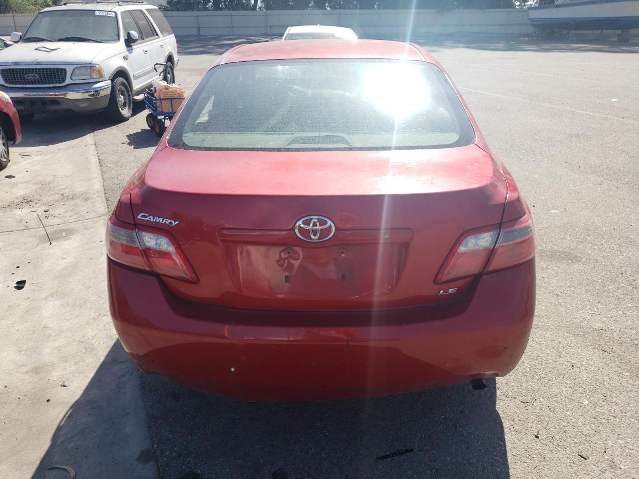 2007 Toyota Camry VIN 4T1BE46K17U161241 Copart auction photo, burn / all over damage thumbnail 6