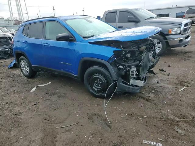 2018 Jeep Compass VIN 3C4NJCAB9JT416153 Copart auction photo, front end damage thumbnail 14
