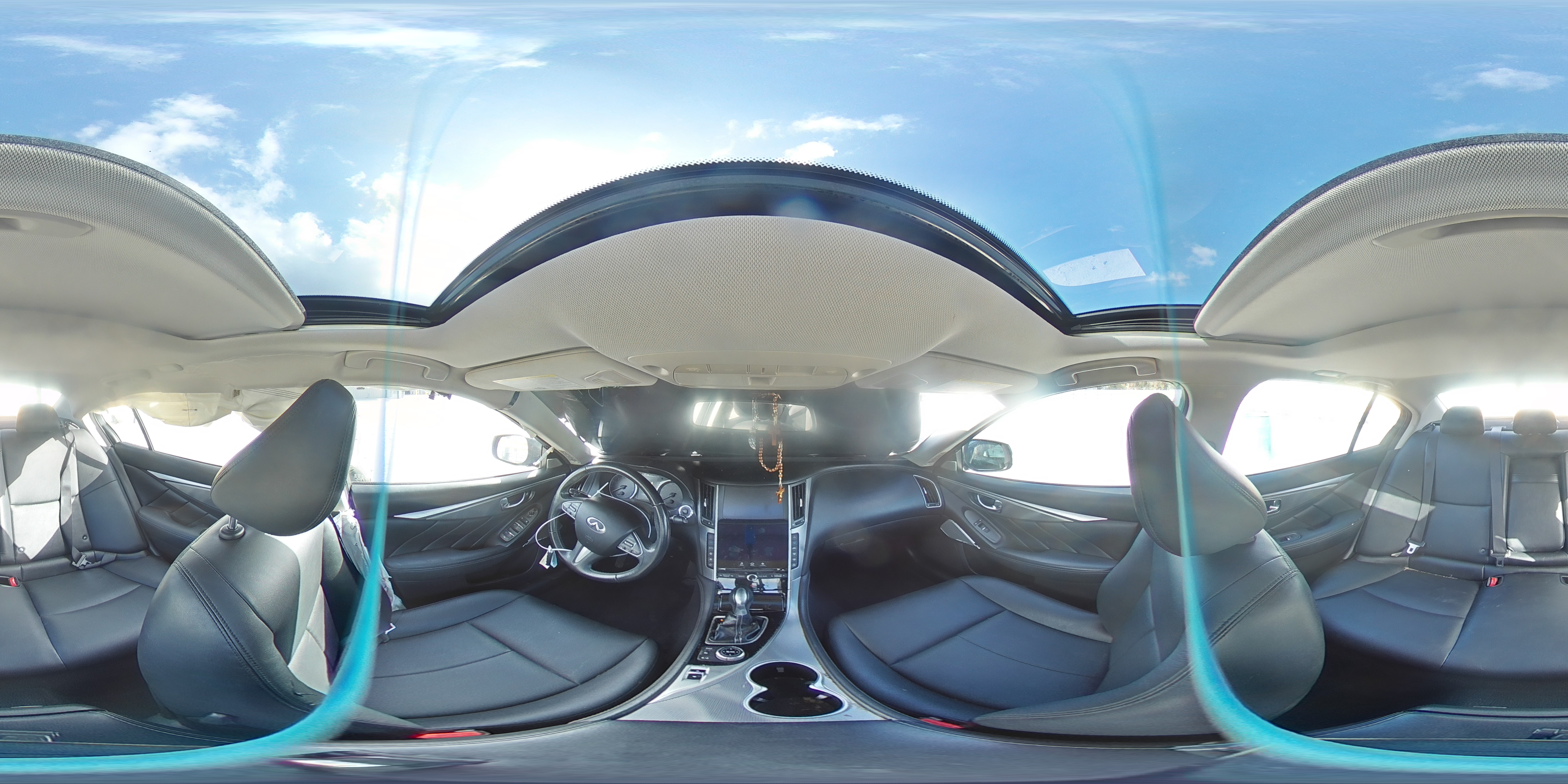 2017 Infiniti Q50 VIN JN1EV7AP1HM735895 Copart auction photo, rear end damage thumbnail 12
