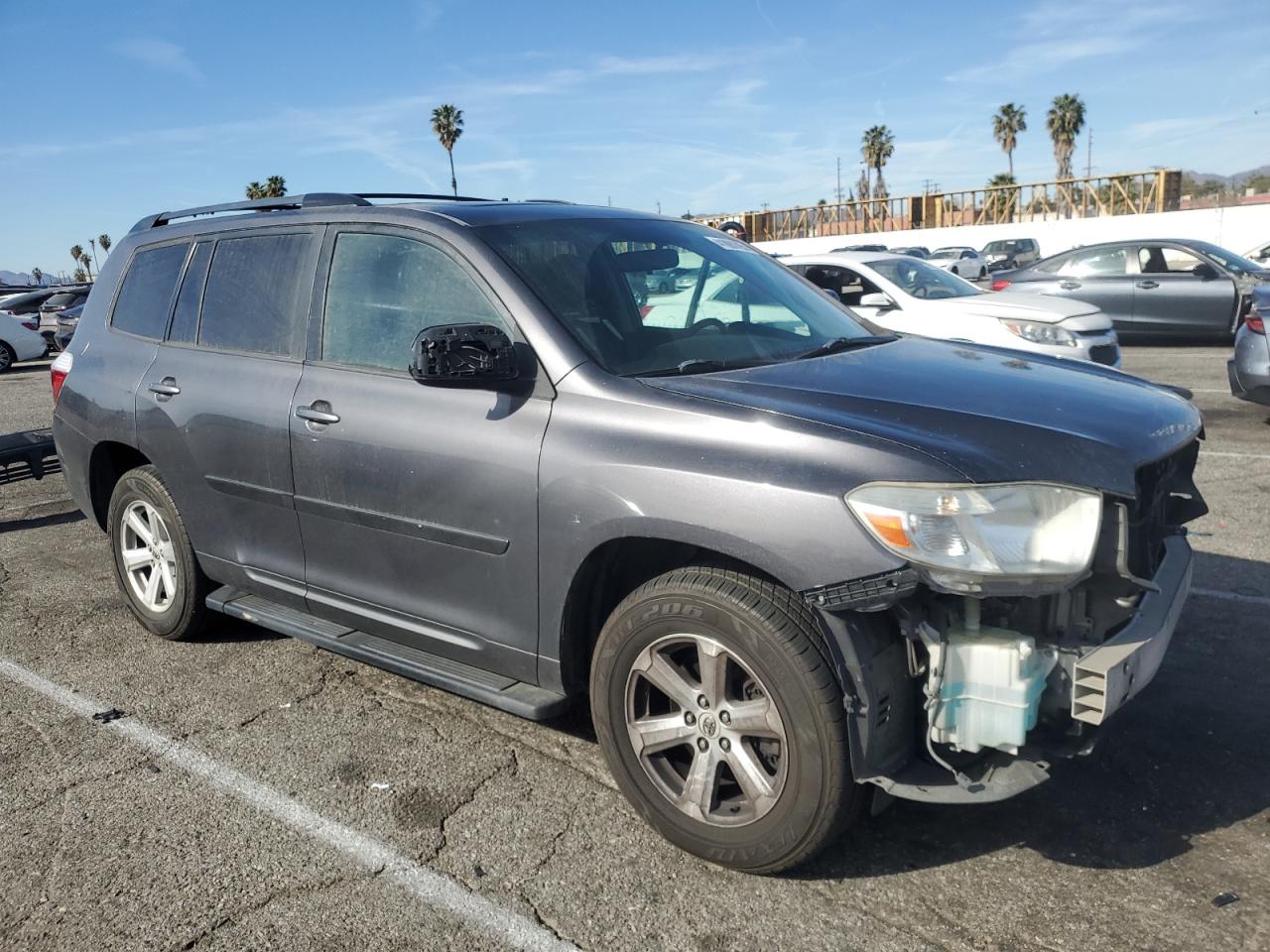 2010 Toyota Highlander VIN 5TDKK3EH8AS006873 Copart auction photo, front end / rear end damage thumbnail 4