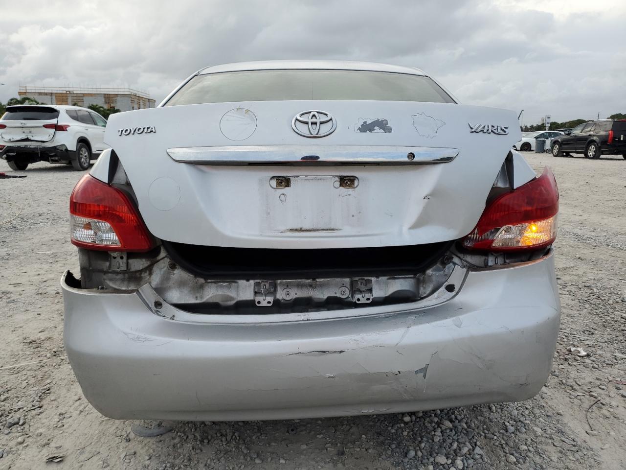 2008 Toyota Yaris VIN JTDBT903484009559 Copart auction photo, rear end / front end damage thumbnail 6