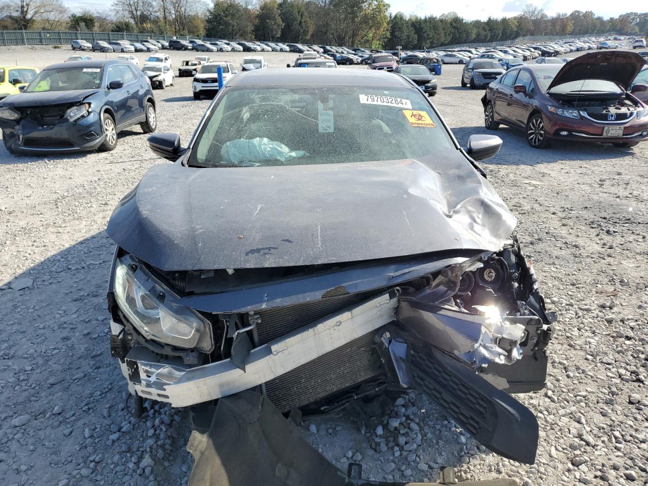 2018 Honda Civic VIN 2HGFC2F53JH564112 Copart auction photo, front end damage thumbnail 5