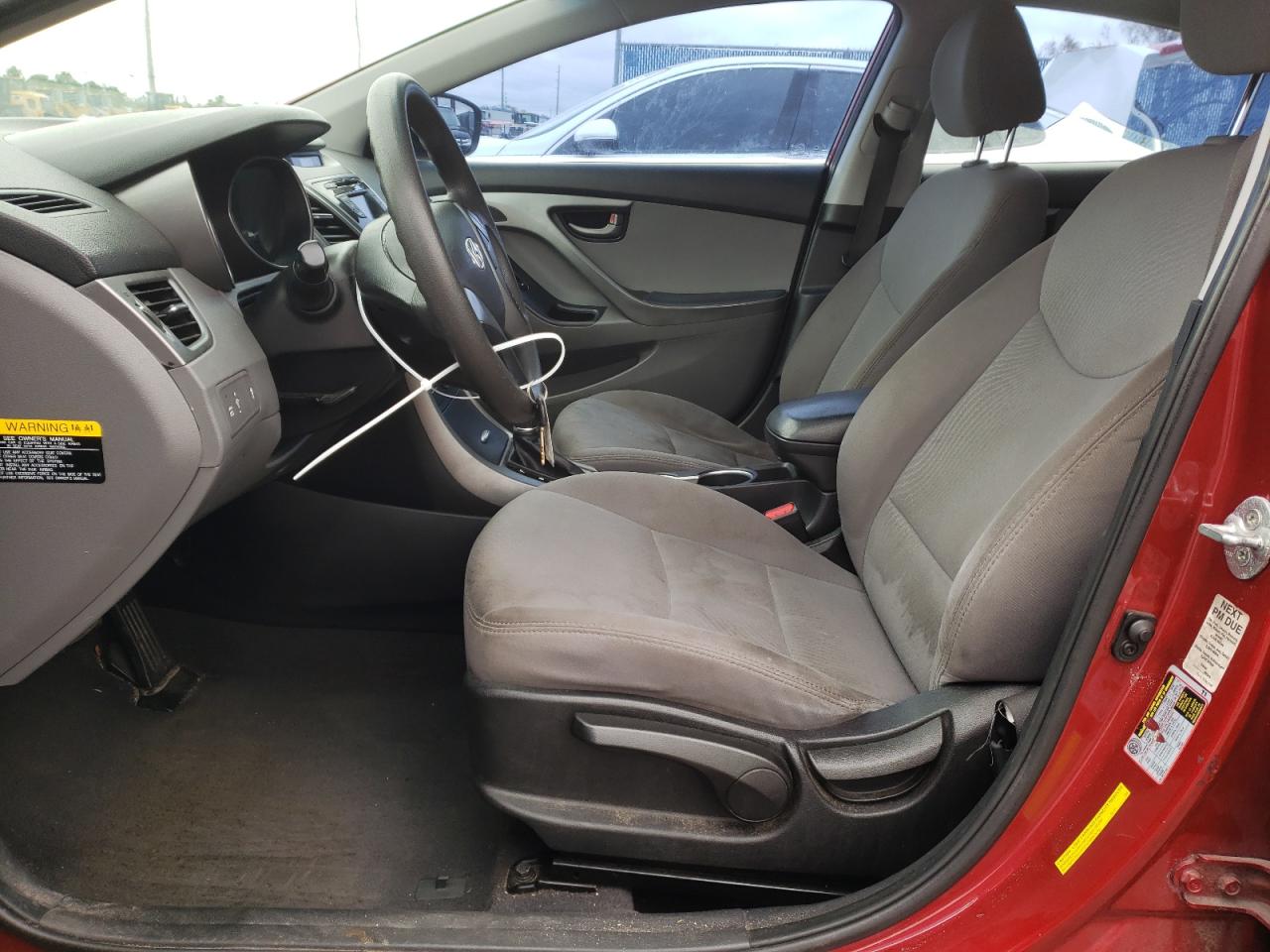 2015 Hyundai Elantra VIN 5NPDH4AEXFH614609 Copart auction photo, rear end damage thumbnail 7