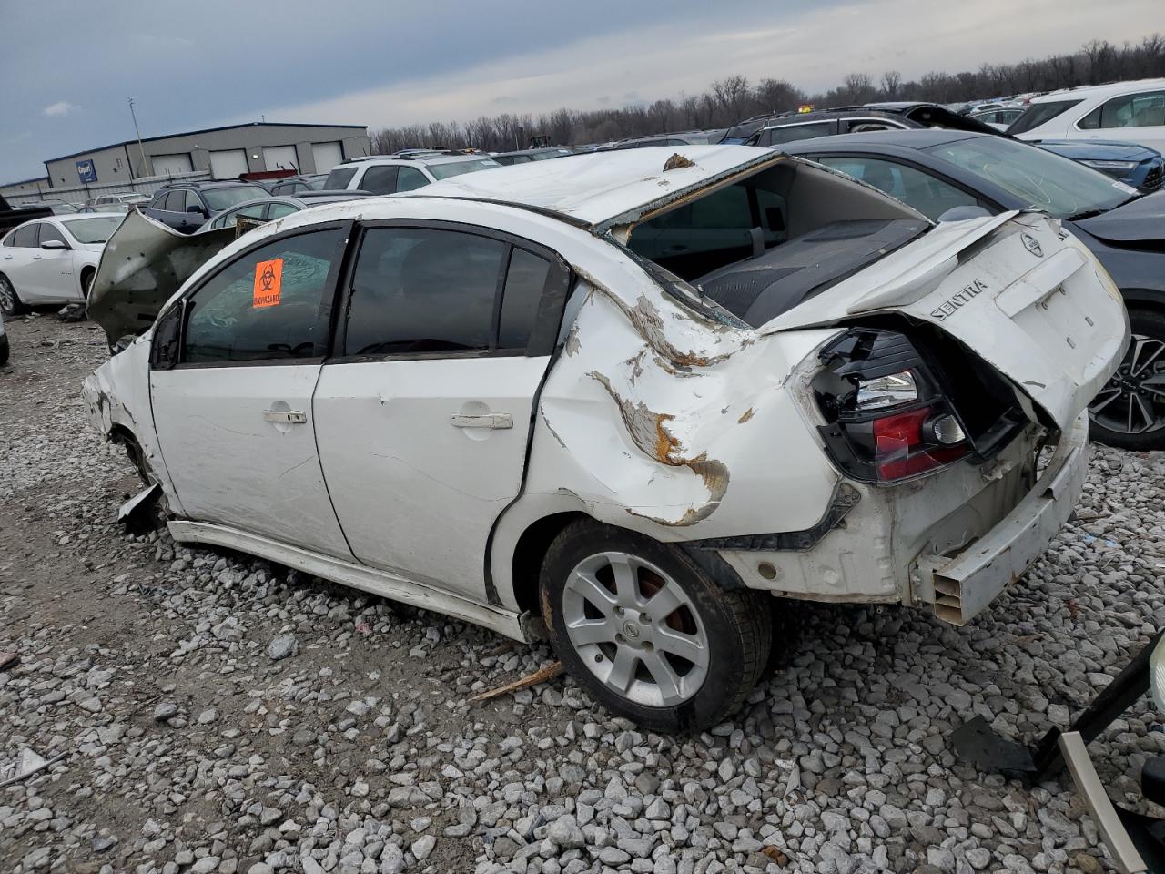 2012 Nissan Sentra VIN 3N1AB6AP9CL617842 Copart auction photo, all over damage thumbnail 2