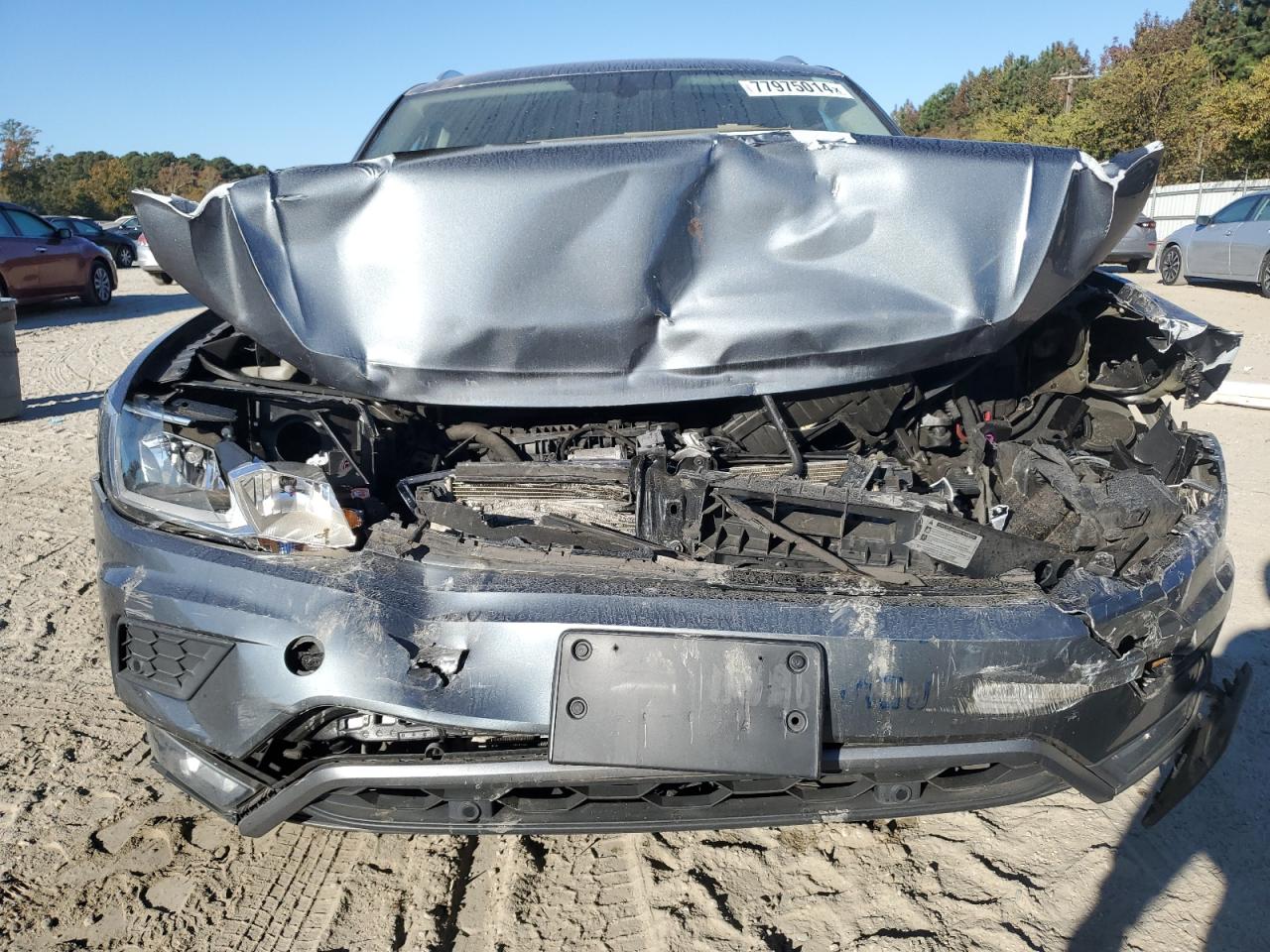 2019 Volkswagen Tiguan VIN 3VV2B7AX8KM062951 Copart auction photo, front end damage thumbnail 5