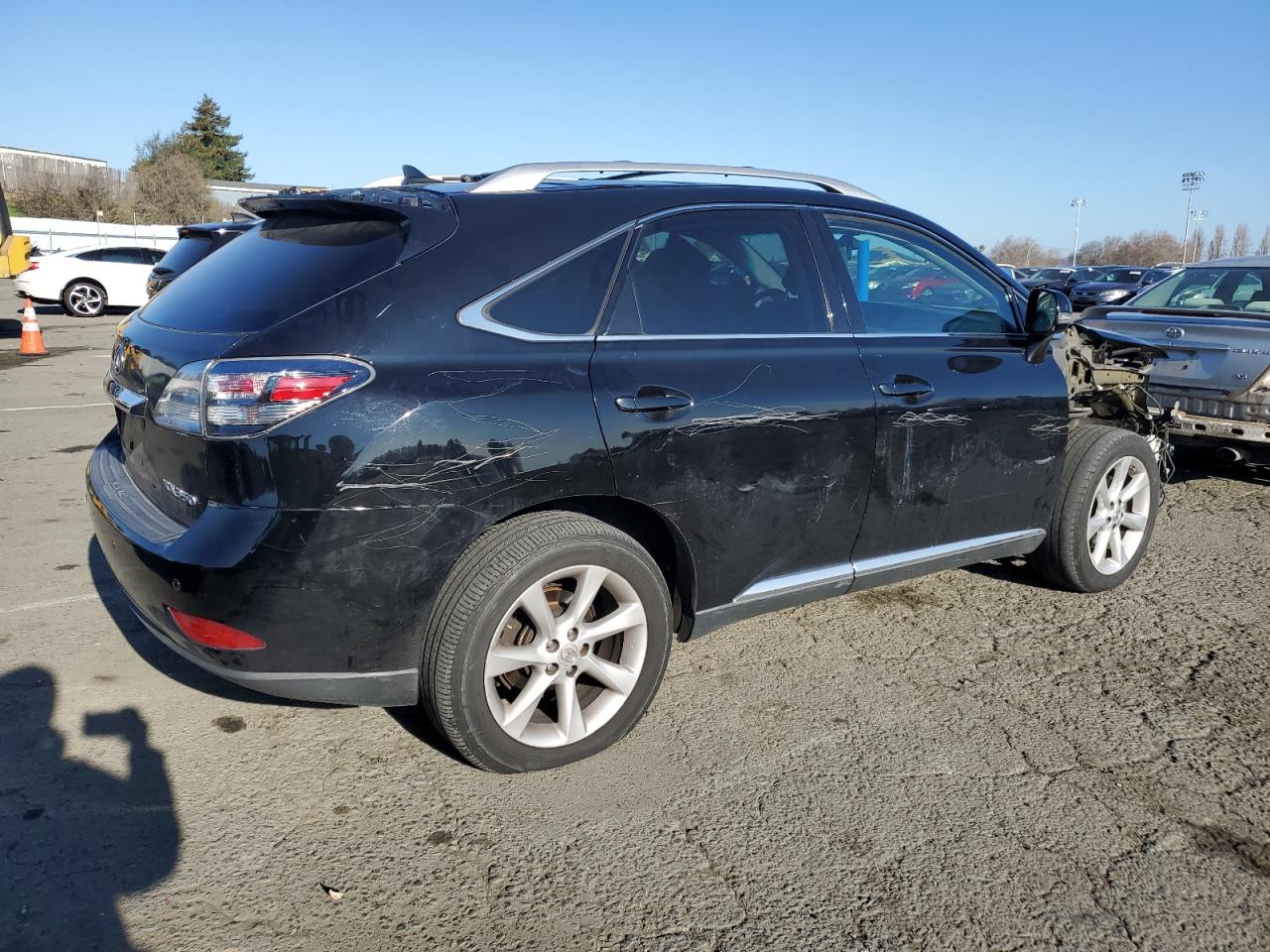 2010 Lexus RX VIN 2T2BK1BA3AC045466 Copart auction photo, vandalism / front end damage thumbnail 3