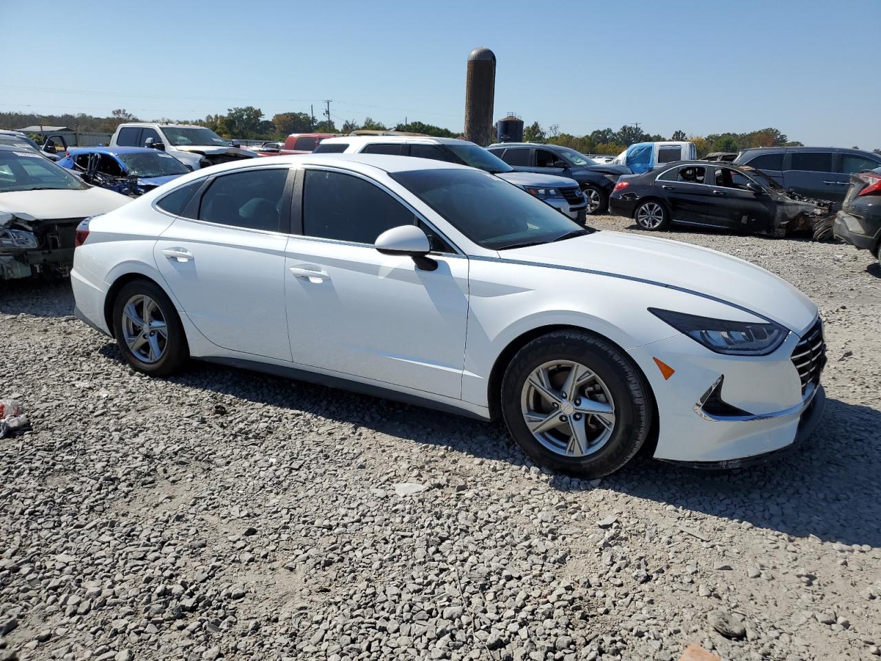 2021 Hyundai Sonata VIN 5NPEG4JA3MH071704 Copart auction photo, all over damage thumbnail 4