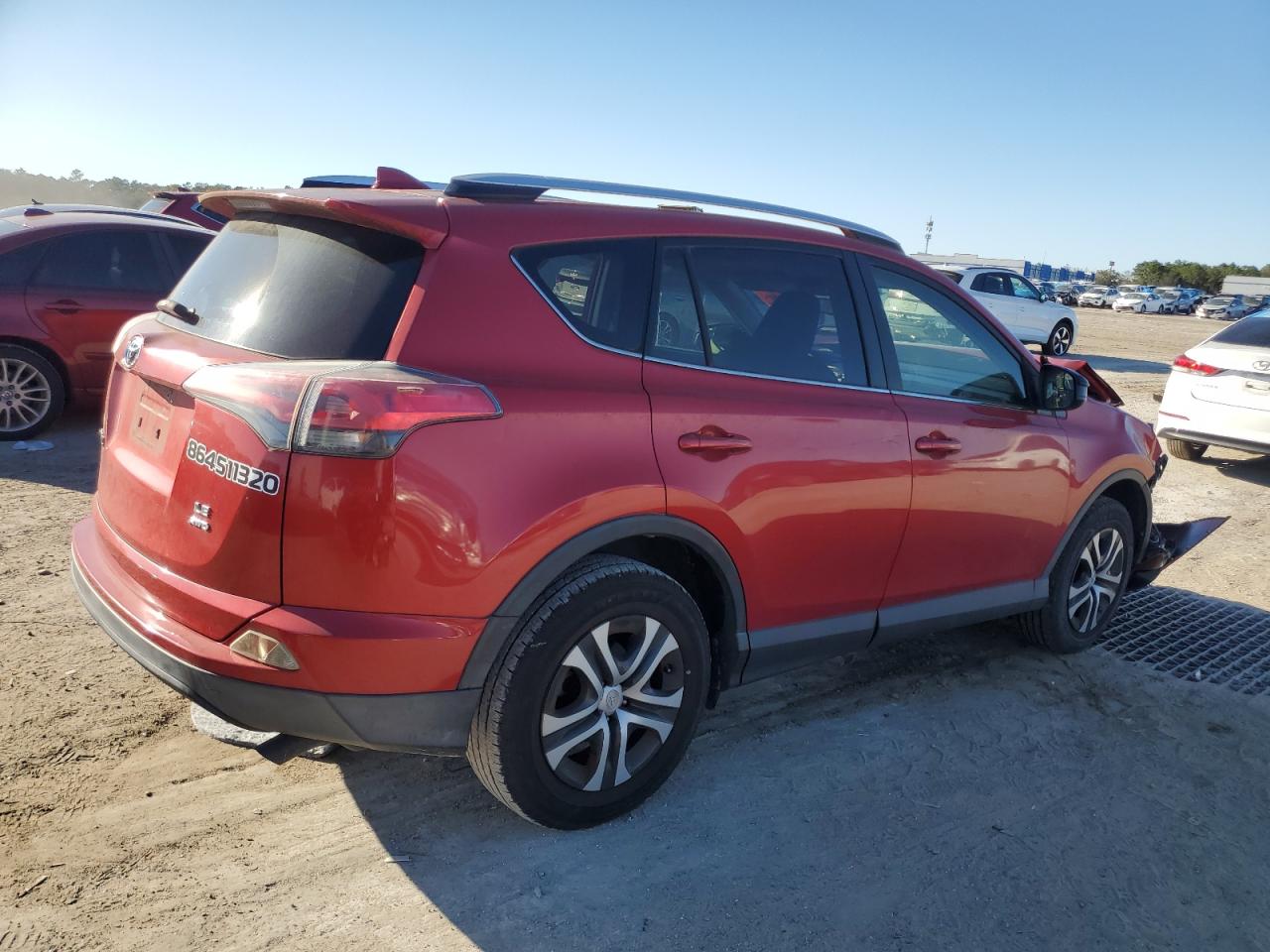 2016 Toyota RAV 4 VIN JTMBFREV6GJ078173 Copart auction photo, front end damage thumbnail 3