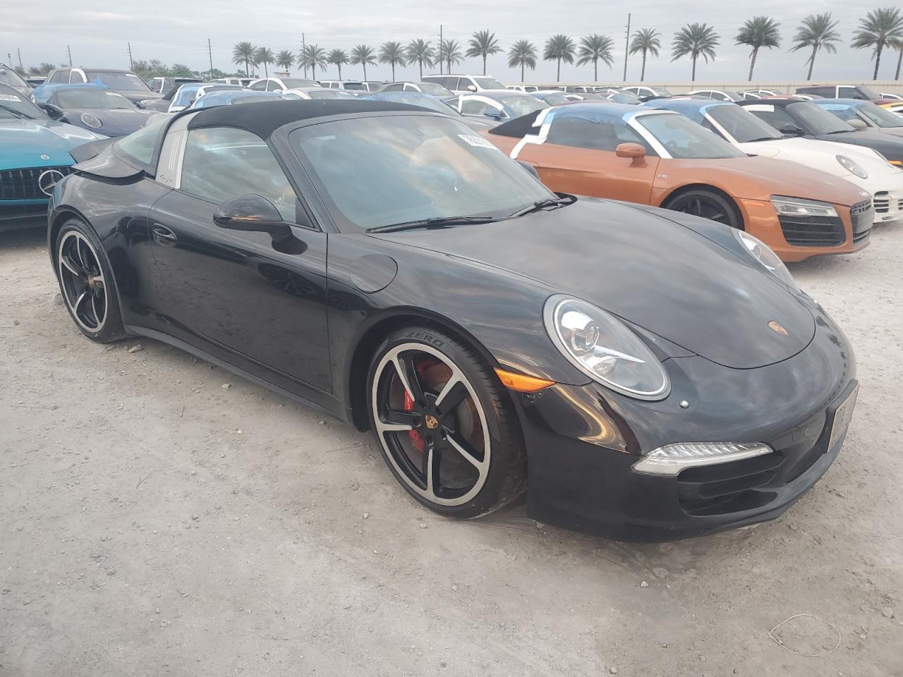 2014 Porsche 911 VIN WP0BB2A96ES133255 Copart auction photo, water/flood damage thumbnail 4