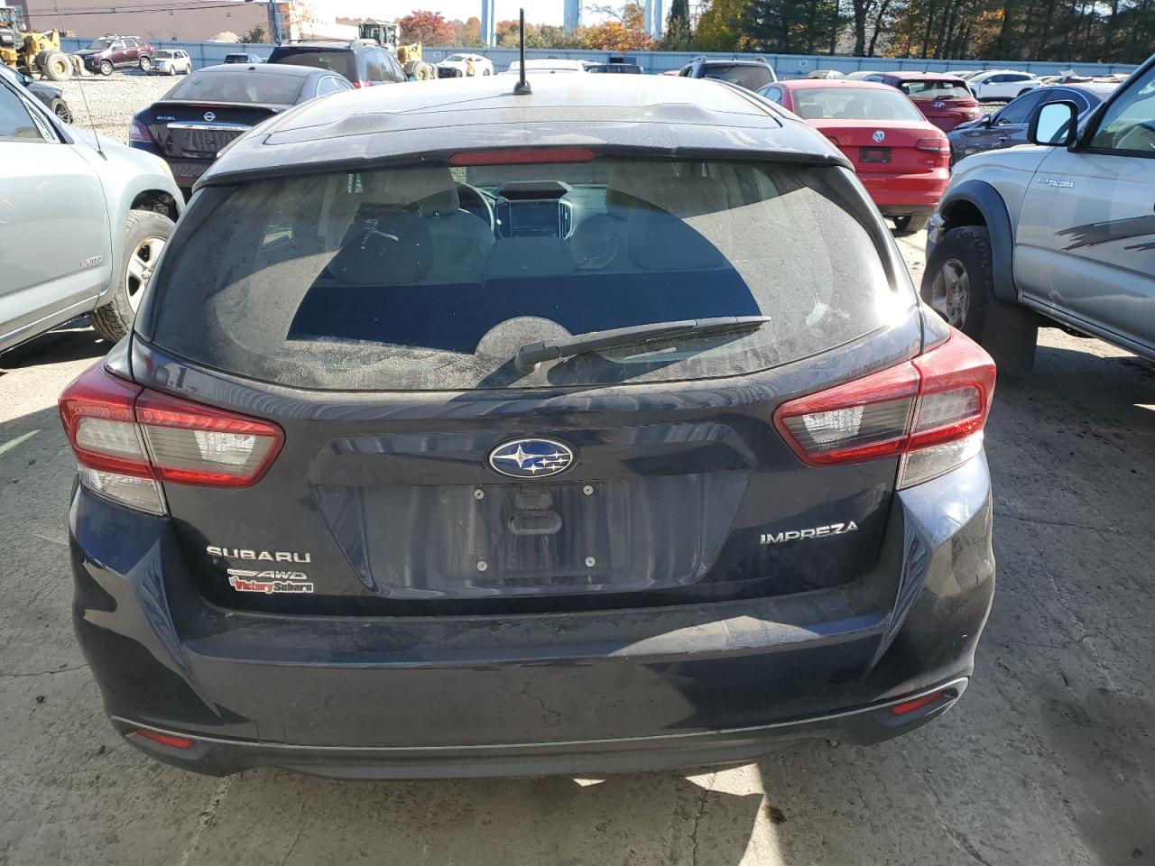 2021 Subaru Impreza VIN 4S3GTAB67M3700566 Copart auction photo, side / front end damage thumbnail 6