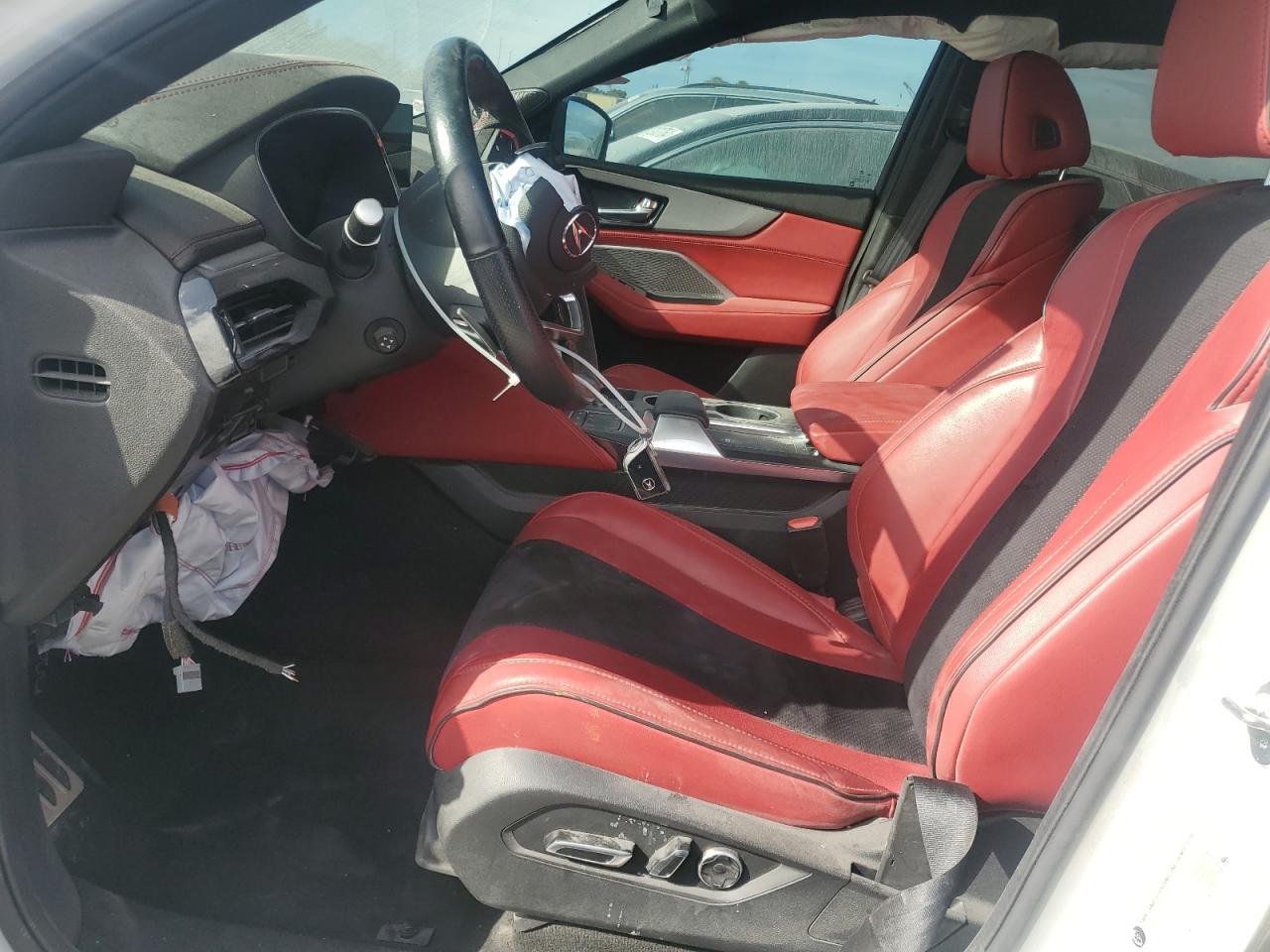 2022 Acura MDX VIN 5J8YE1H00NL039550 Copart auction photo, front end / side damage thumbnail 7