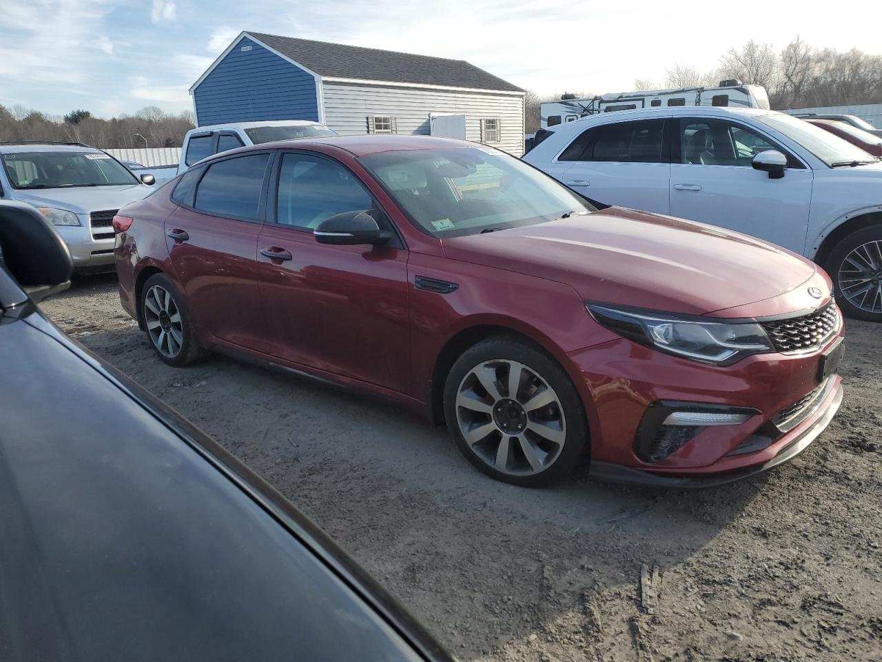 2019 KIA Optima VIN 5XXGT4L32KG296496 Copart auction photo, front end damage thumbnail 4