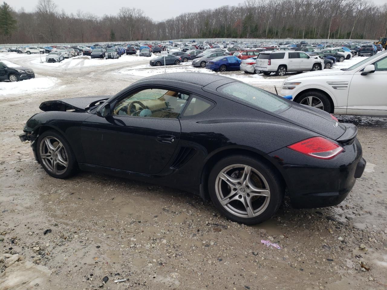 2009 Porsche Cayman VIN WP0AA29889U760317 Copart auction photo, front end / rear end damage thumbnail 2