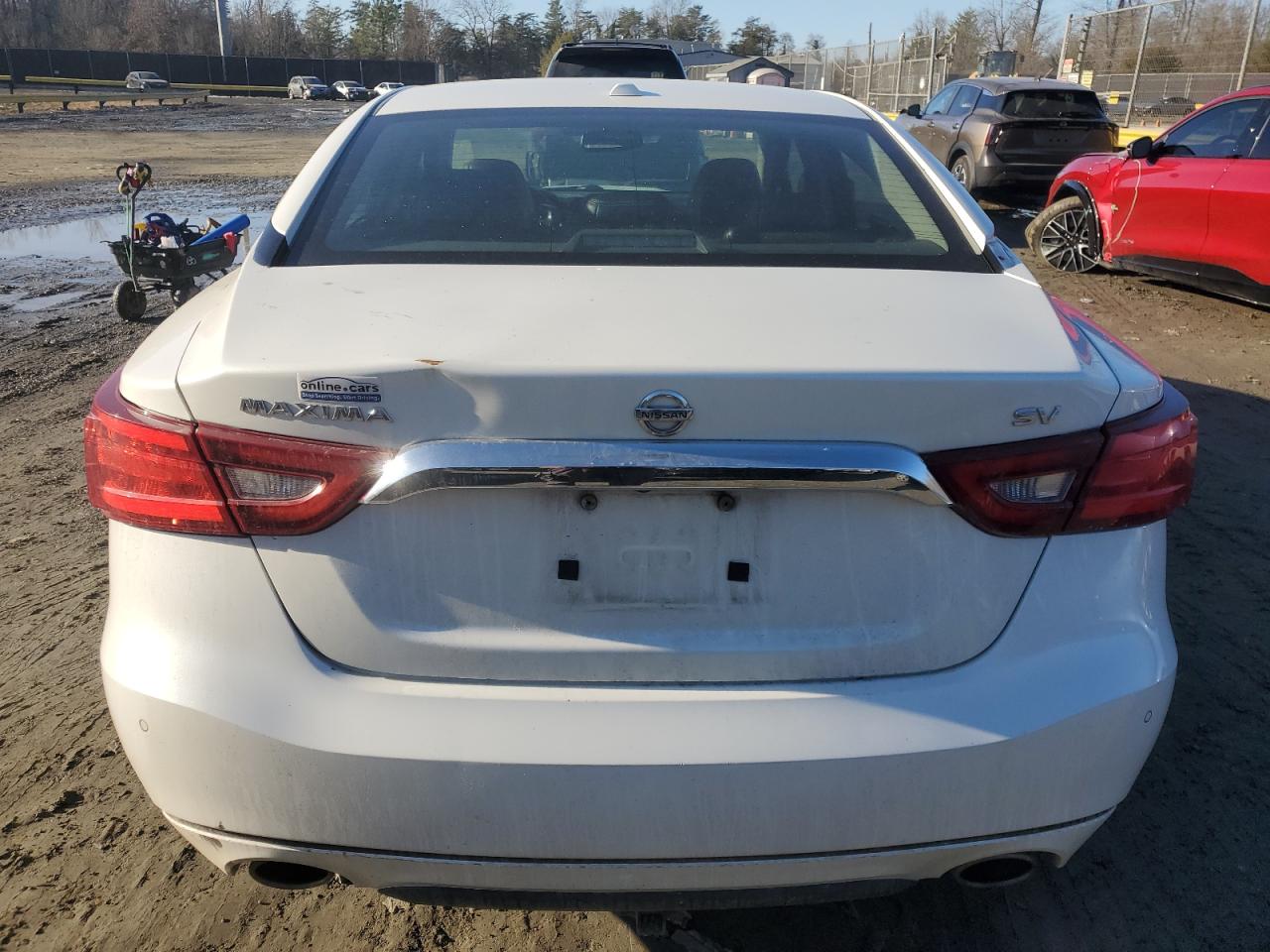 2016 Nissan Maxima VIN 1N4AA6AP1GC444485 Copart auction photo, front end damage thumbnail 6