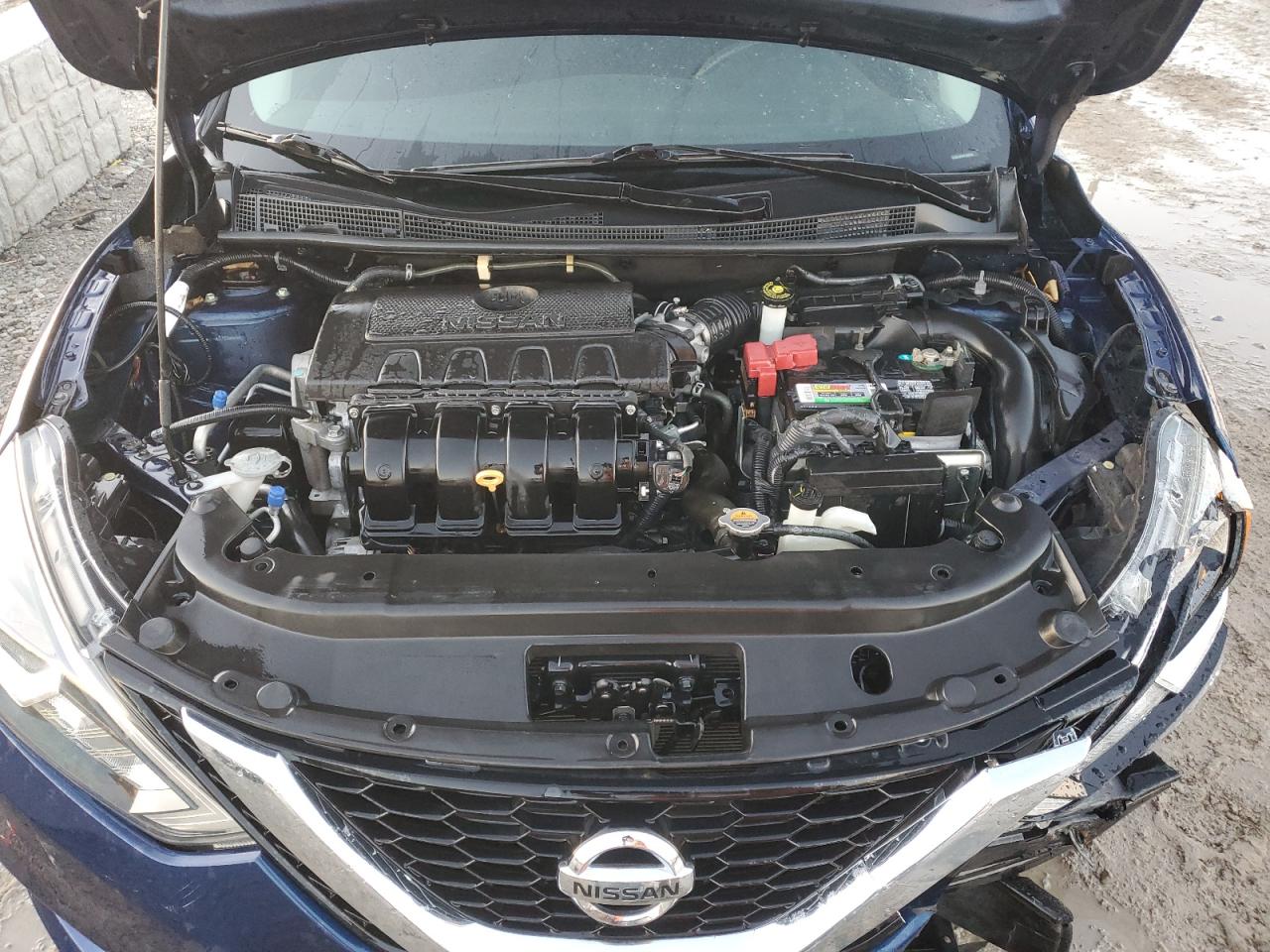 2017 Nissan Sentra VIN 3N1AB7AP3HY285655 Copart auction photo, front end / side damage thumbnail 11