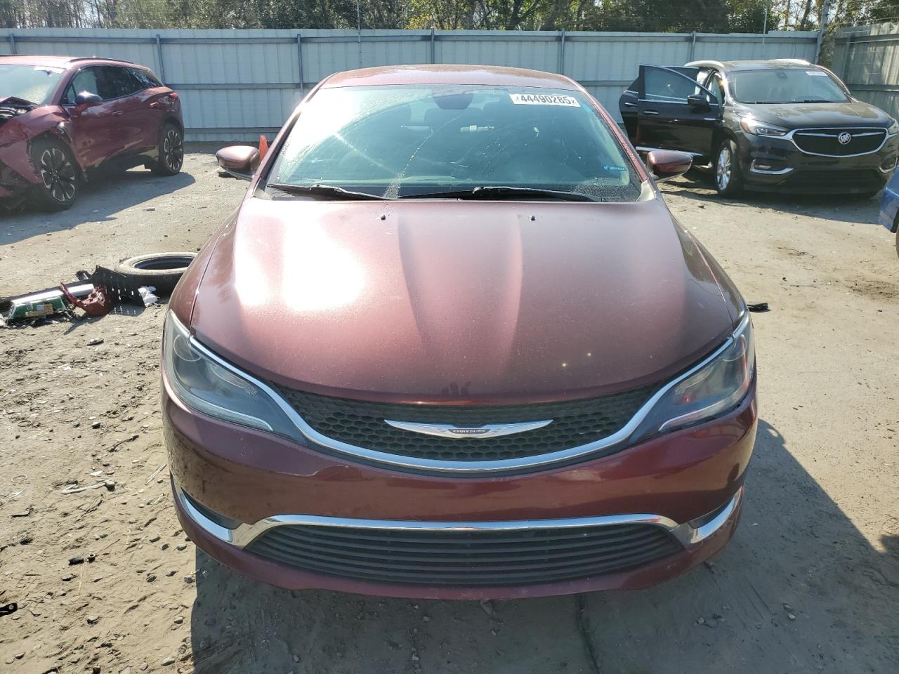 2016 Chrysler 200 VIN 1C3CCCABXGN117088 Copart auction photo, side / front end damage thumbnail 5