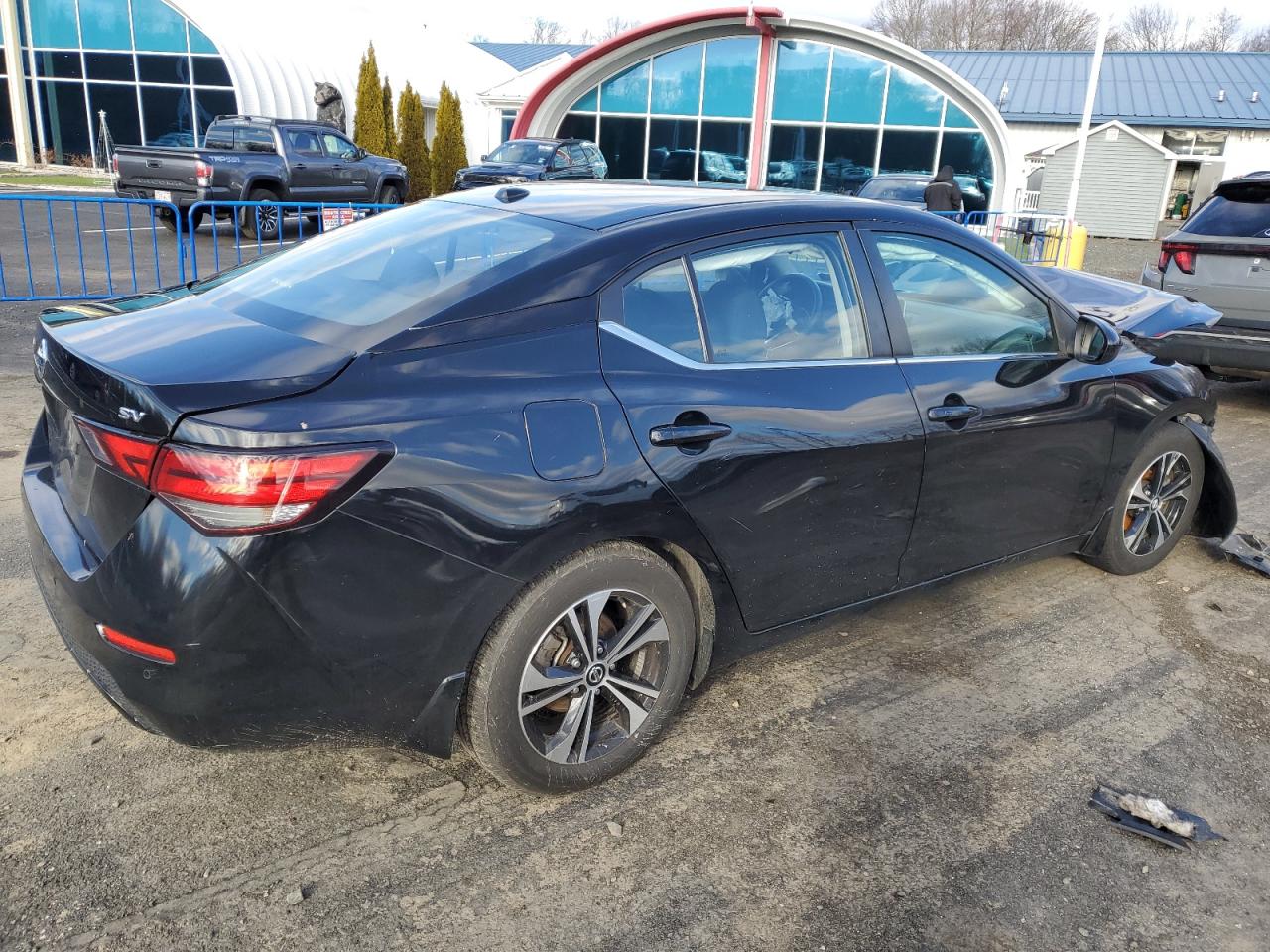2021 Nissan Sentra VIN 3N1AB8CV4MY234712 Copart auction photo, front end / minor dent/scratches damage thumbnail 3