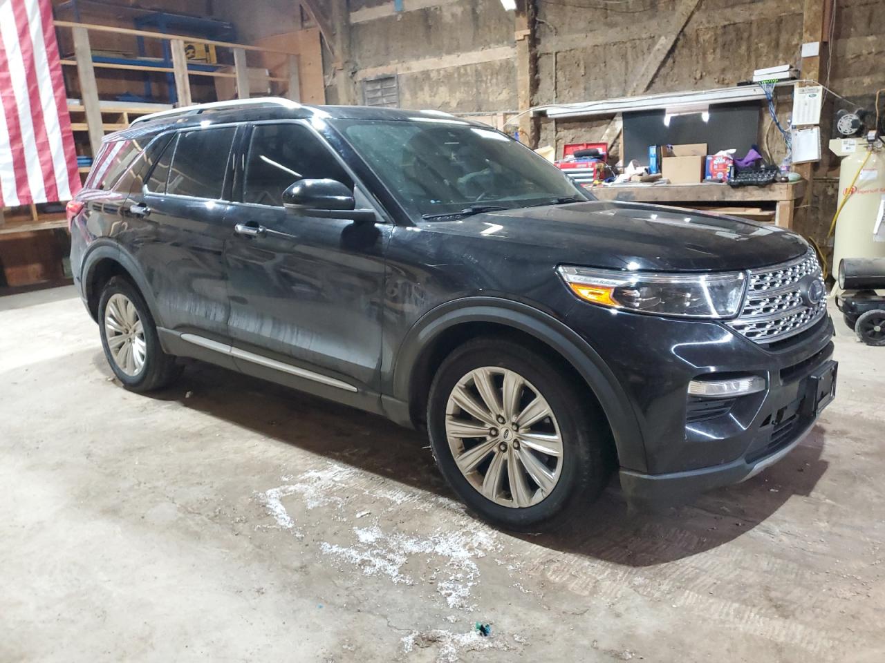 2020 Ford Explorer VIN 1FMSK8FH2LGB53663 Copart auction photo, front end damage thumbnail 4