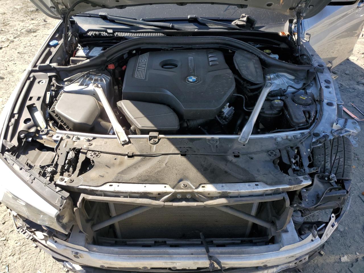 2018 BMW 5er VIN WBAJA7C51JWA74673 Copart auction photo, front end damage thumbnail 11