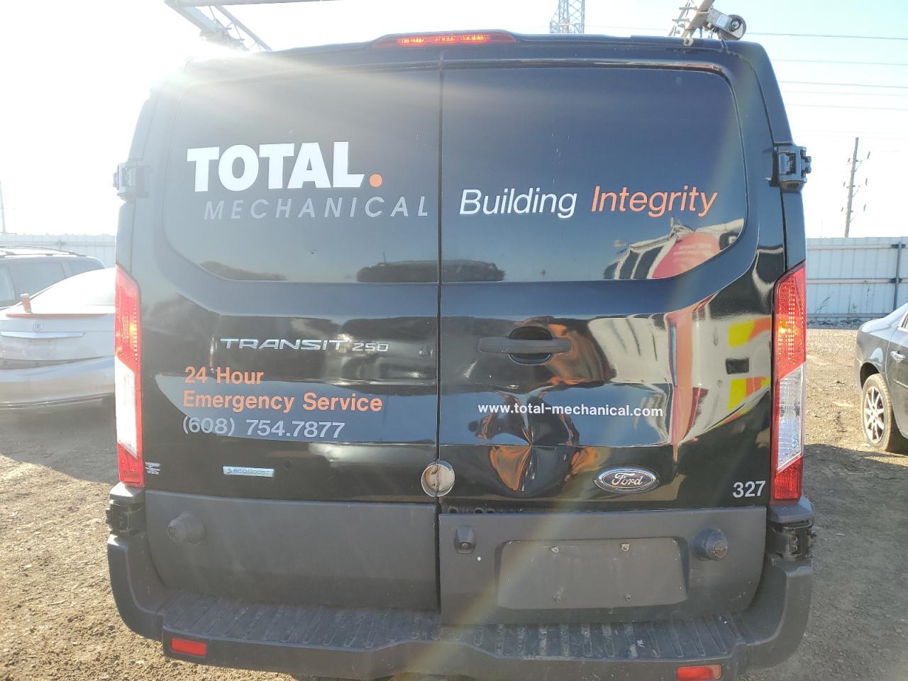 2017 Ford Transit VIN 1FTYR2ZG4HKA73196 Copart auction photo, front end damage thumbnail 10