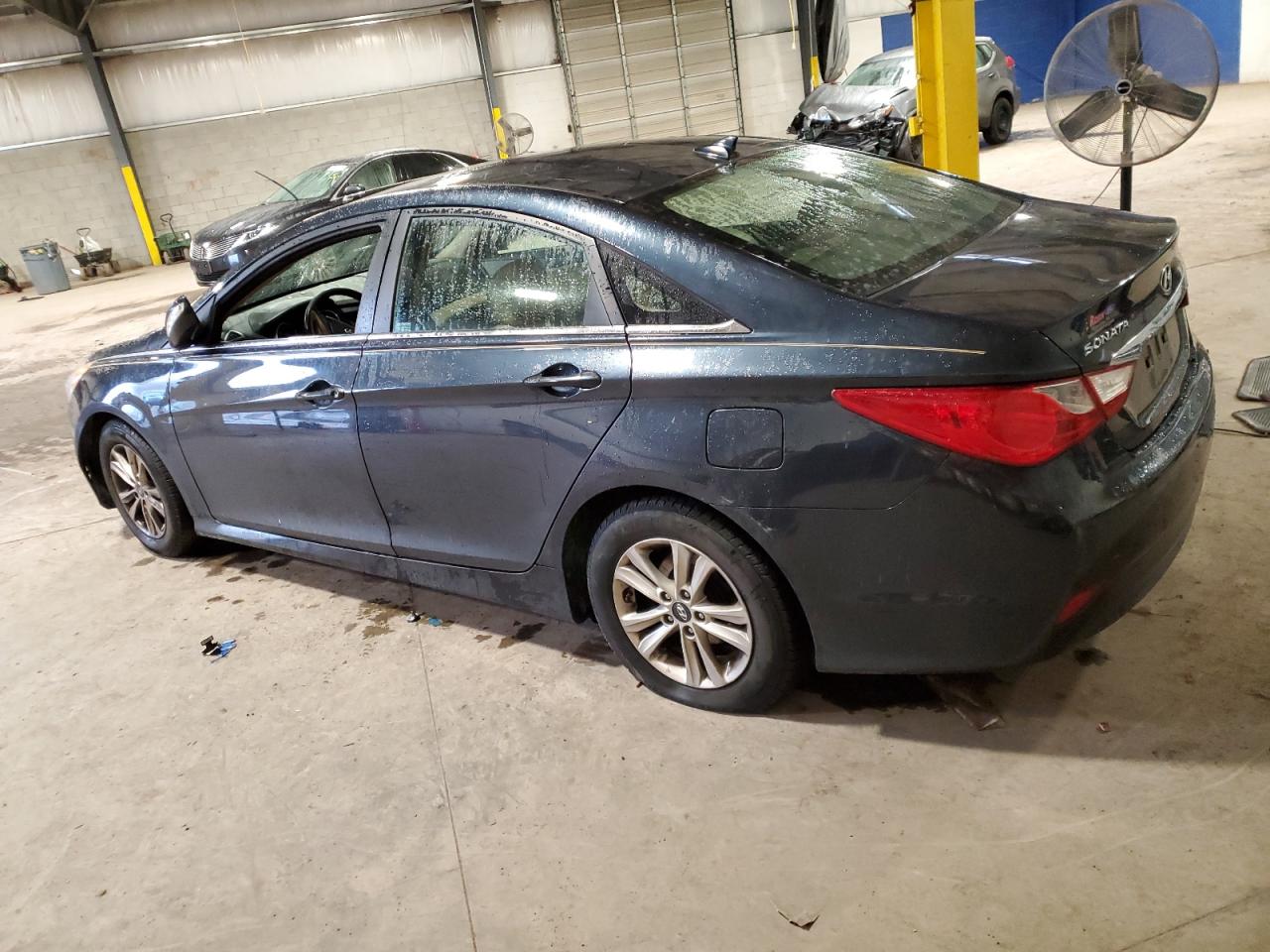 2014 Hyundai Sonata VIN 5NPEB4AC2EH873212 Copart auction photo, vandalism / front end damage thumbnail 2