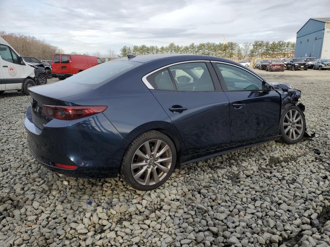 2020 Mazda 3 VIN 3MZBPBDM6LM126214 Copart auction photo, front end damage thumbnail 3
