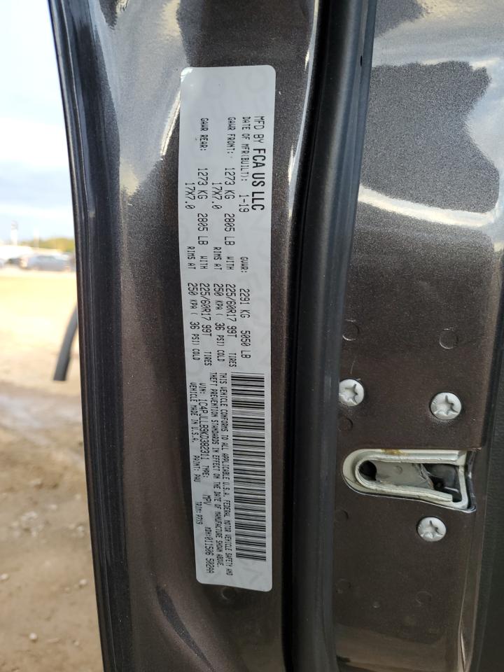 2019 Jeep Grand Cherokee VIN 1C4PJLLB9KD382311 Copart auction photo, front end damage thumbnail 16