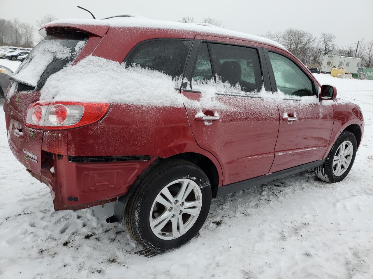 2011 Hyundai Santa Fe VIN 5XYZKDAG1BG050827 Copart auction photo, rear end damage thumbnail 3