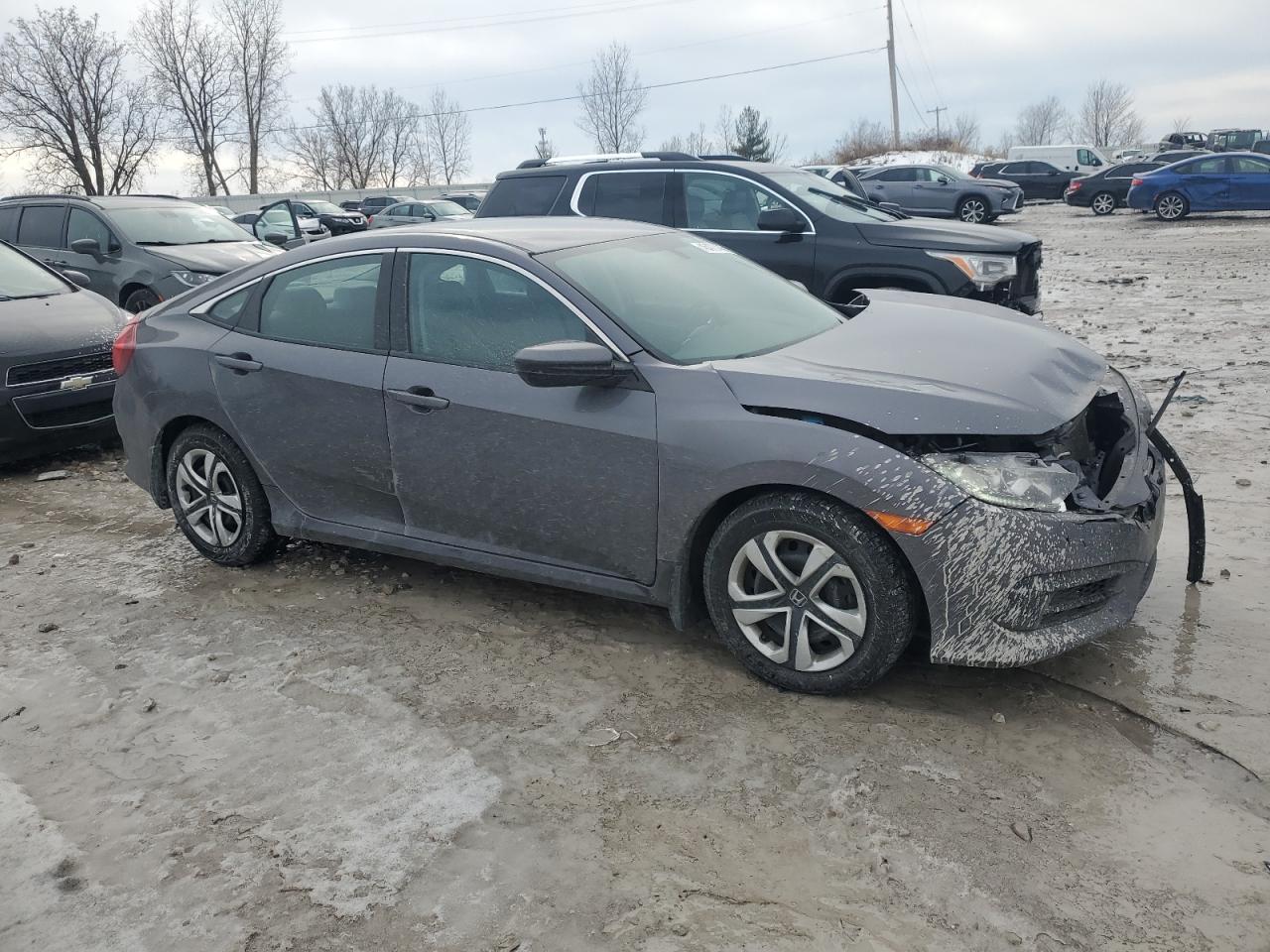2017 Honda Civic VIN 2HGFC2F50HH524614 Copart auction photo, front end damage thumbnail 4