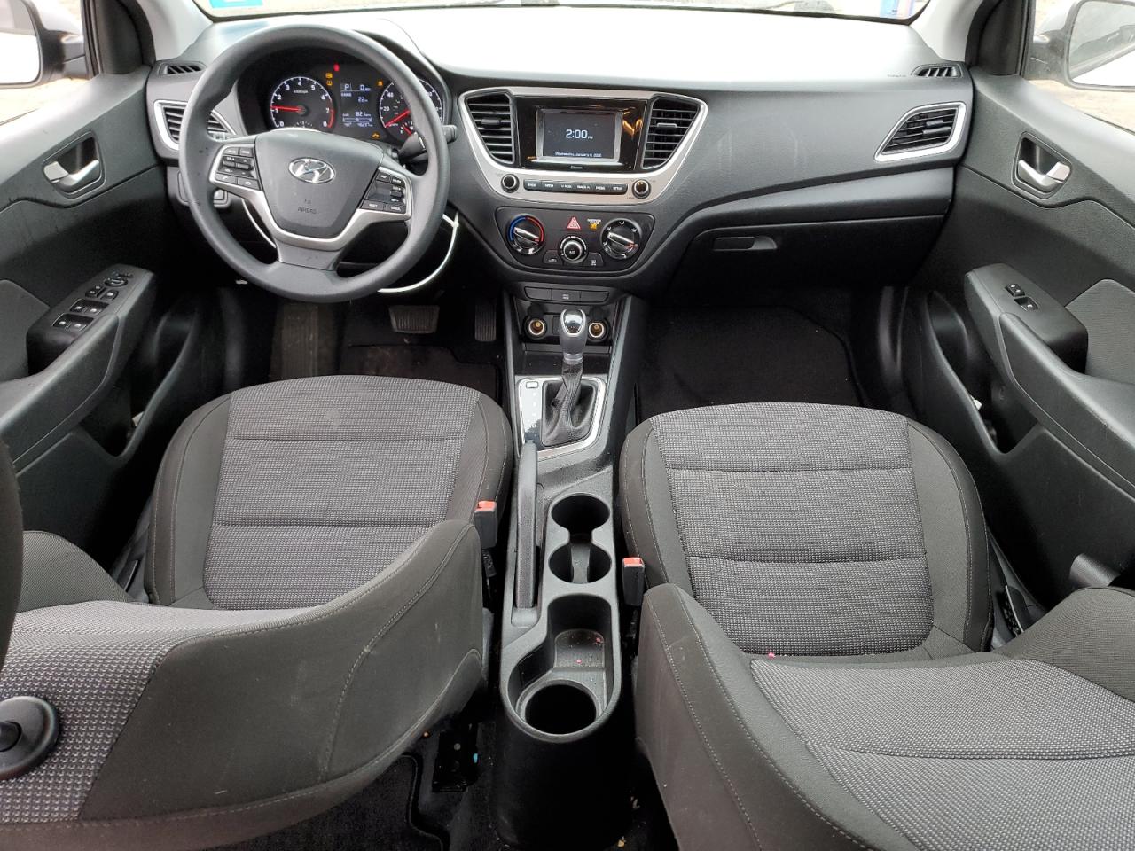 2018 Hyundai Accent VIN 3KPC24A35JE018722 Copart auction photo, rear end damage thumbnail 8