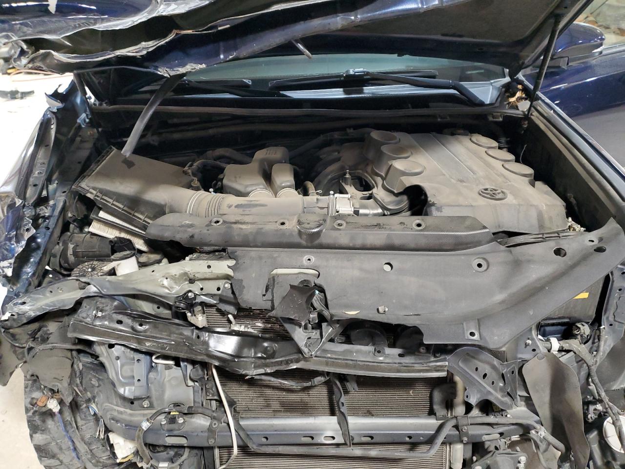 2019 Toyota 4Runner VIN JTEBU5JR1K5641859 Copart auction photo, front end / frame damage damage thumbnail 12