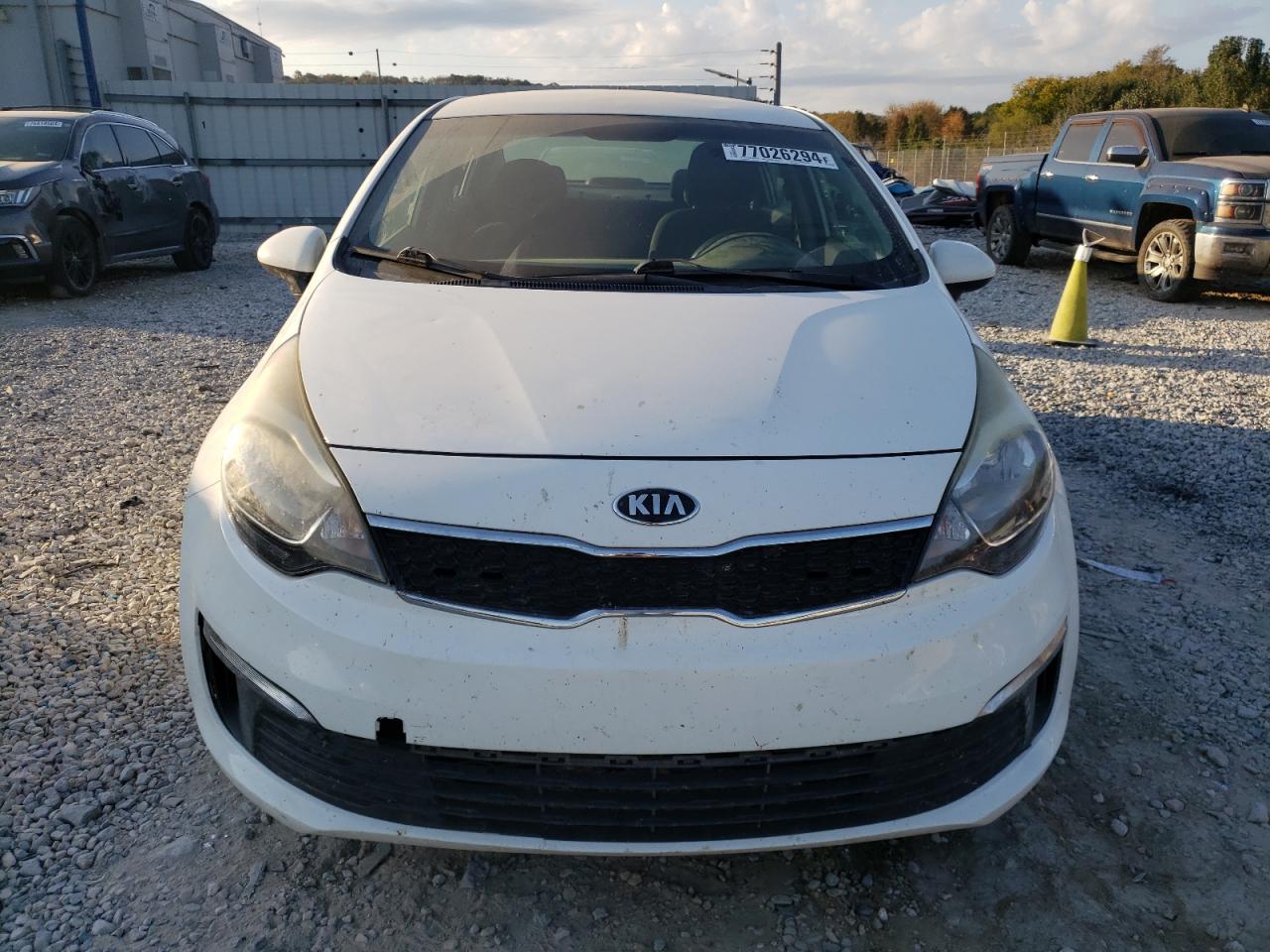 2016 KIA Rio VIN KNADN4A35G6663104 Copart auction photo, front end / rear end damage thumbnail 5