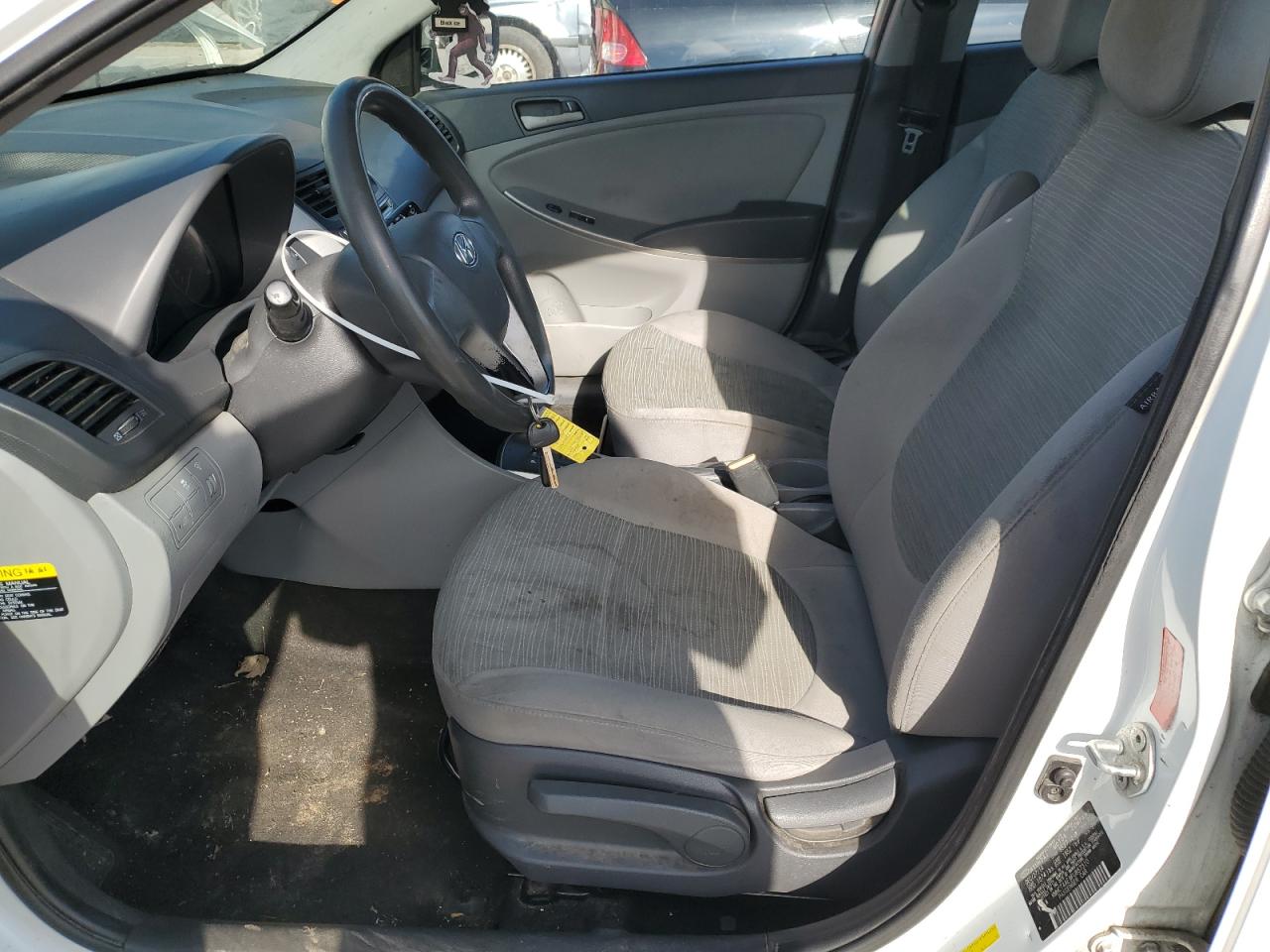 2015 Hyundai Accent VIN KMHCT4AE9FU857310 Copart auction photo, all over damage thumbnail 7