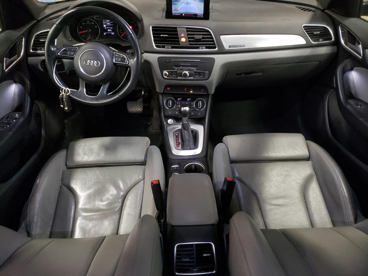 2018 Audi Q3 VIN WA1ECCFS3JR008222 Copart auction photo, front end / side damage thumbnail 8