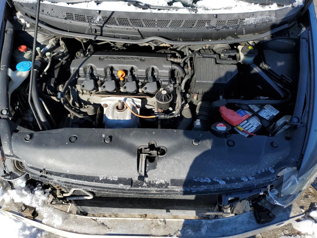 2010 Honda Civic VIN 2HGFA1F52AH557975 Copart auction photo, front end / rear end damage thumbnail 11