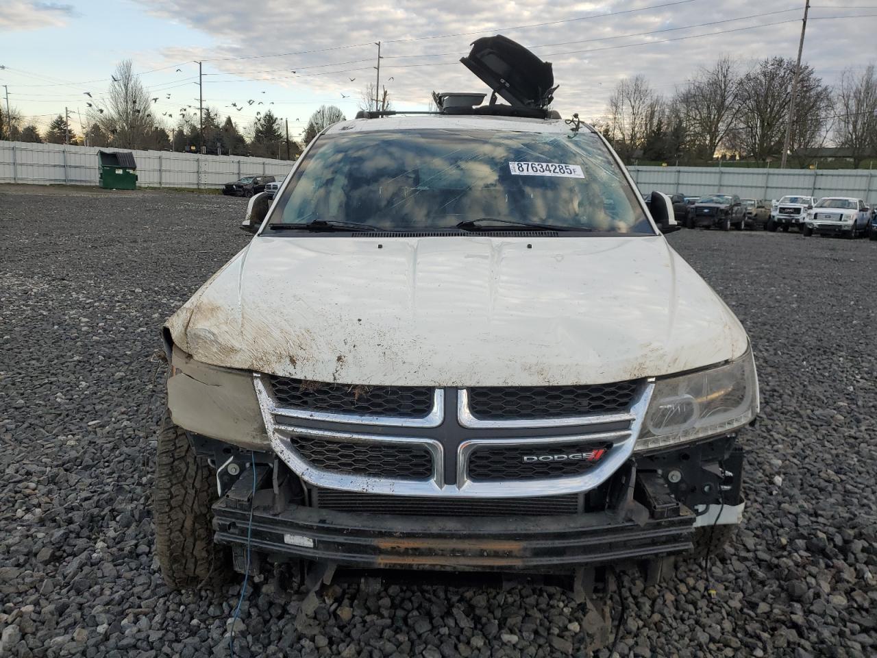 2015 Dodge Journey VIN 3C4PDDBG4FT544209 Copart auction photo, all over / top/roof damage thumbnail 5