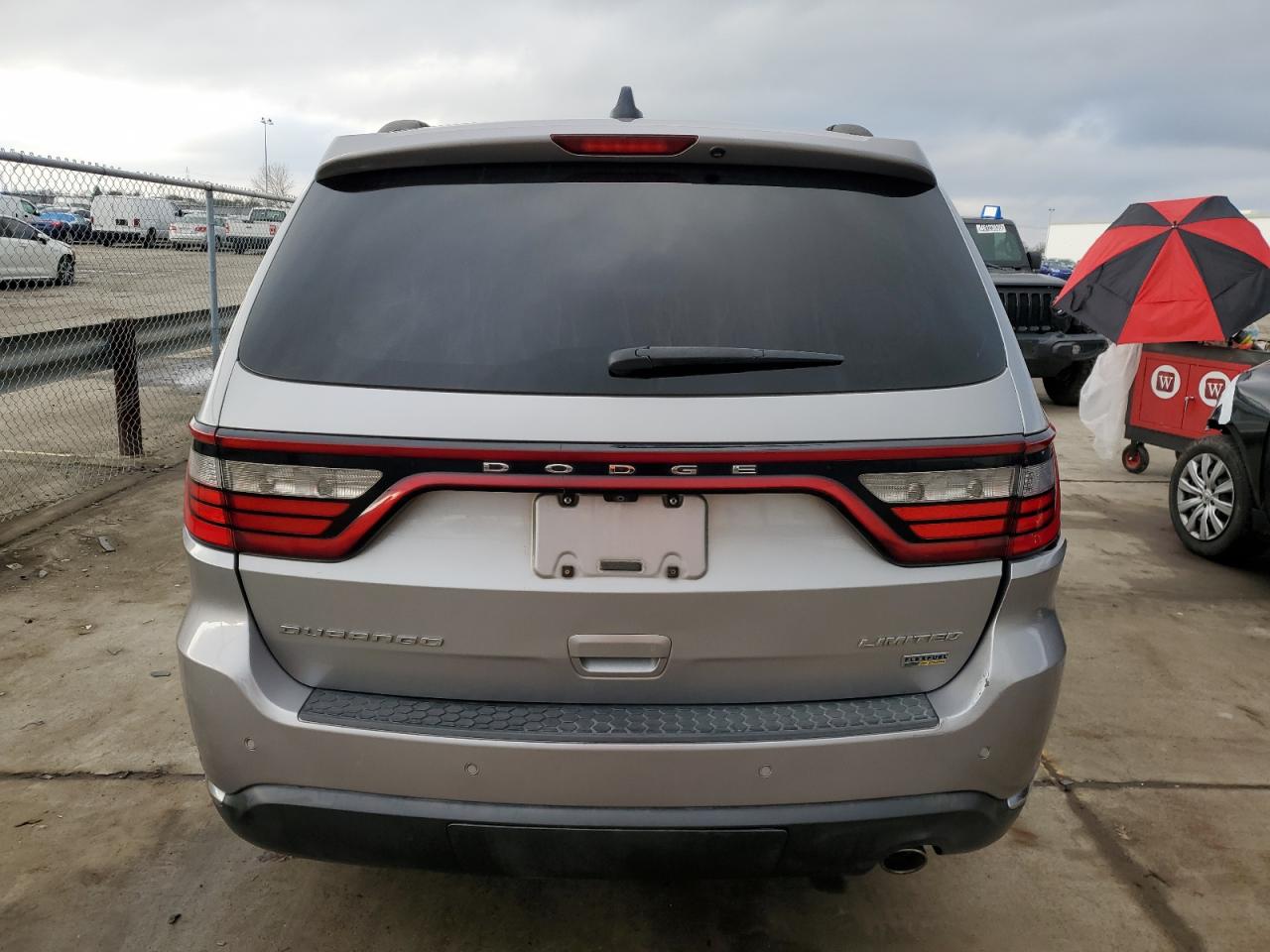 2015 Dodge Durango VIN 1C4RDHDG5FC702131 Copart auction photo, rear end / front end damage thumbnail 6