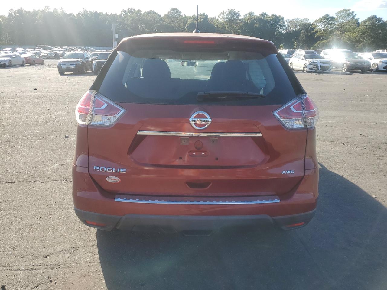 2016 Nissan Rogue VIN KNMAT2MV5GP660176 Copart auction photo, front end damage thumbnail 6