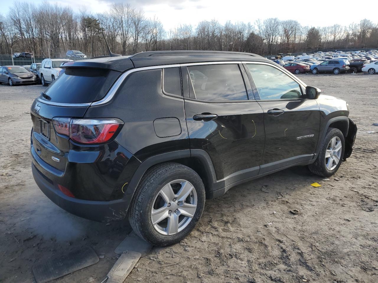 2022 Jeep Compass VIN 3C4NJDBBXNT230180 Copart auction photo, front end damage thumbnail 3