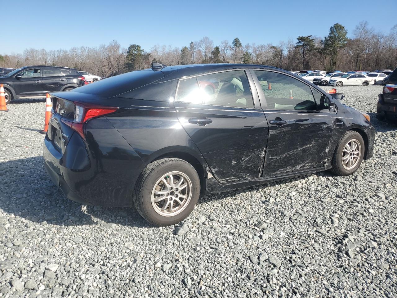 2019 Toyota Prius VIN JTDKARFU7K3084484 Copart auction photo, all over damage thumbnail 3