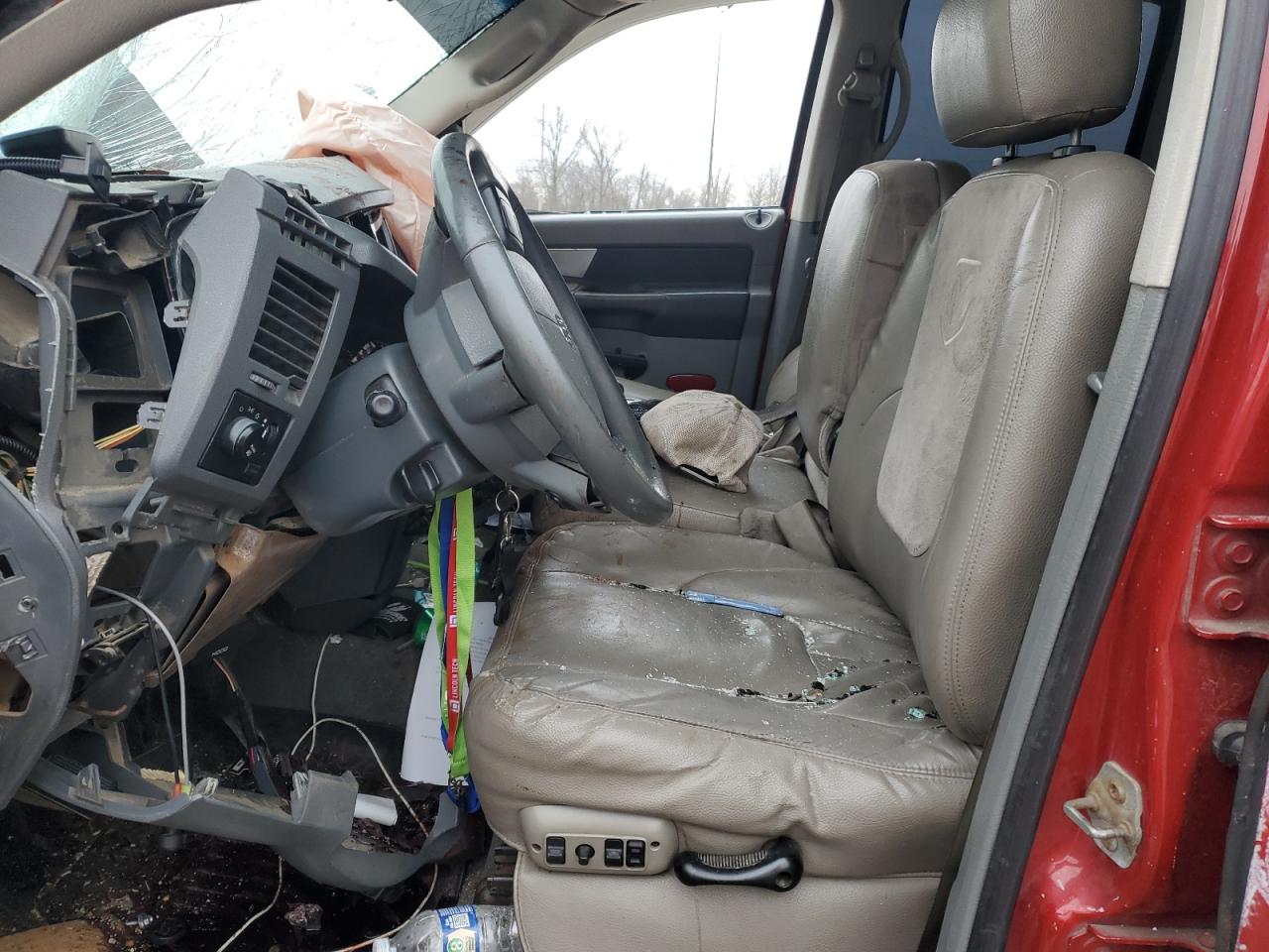 2008 Dodge RAM VIN 3D7KS28A98G116564 Copart auction photo, all over damage thumbnail 7