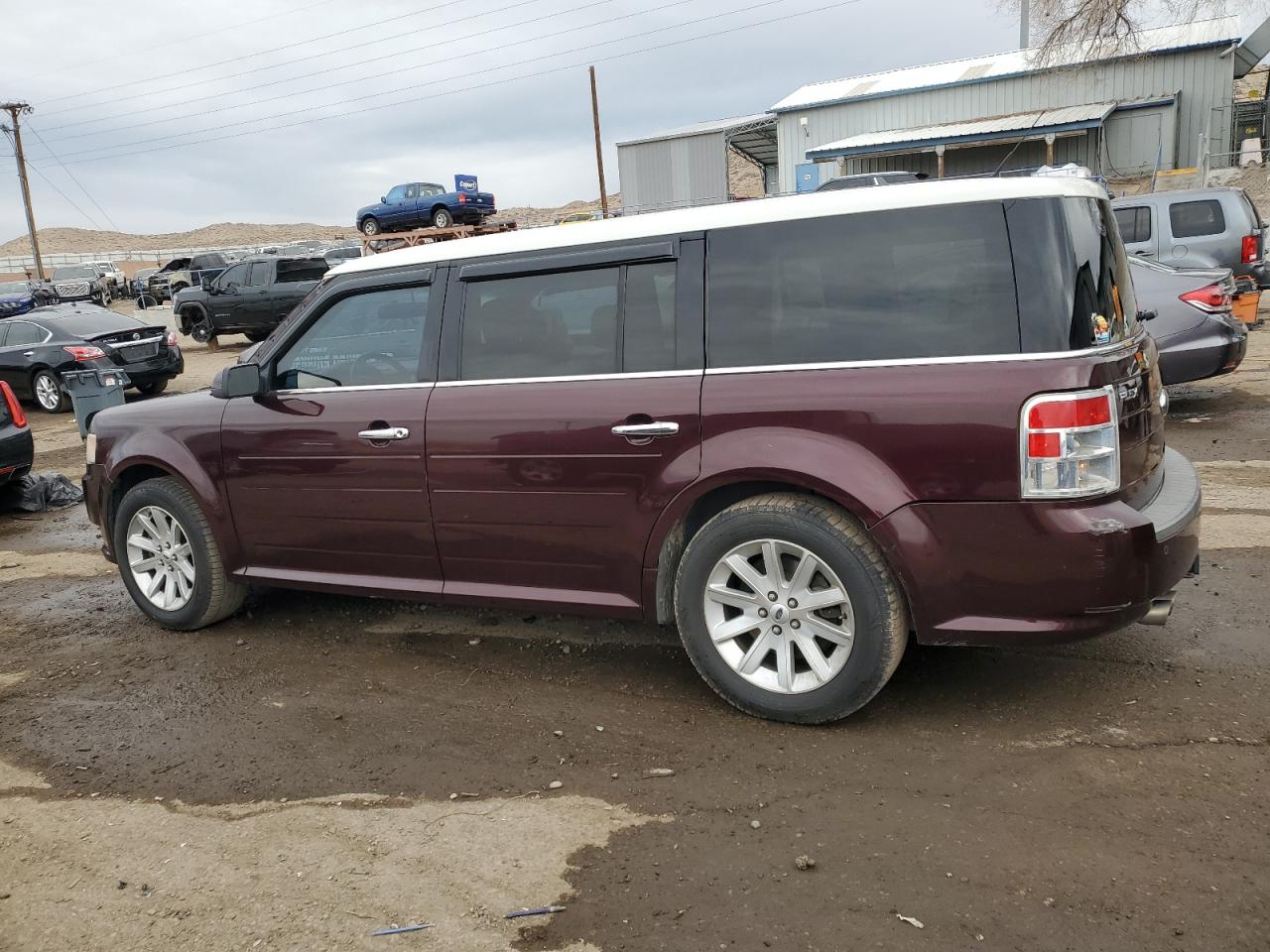 2011 Ford Flex VIN 2FMGK5CC5BBD36445 Copart auction photo, side damage thumbnail 2