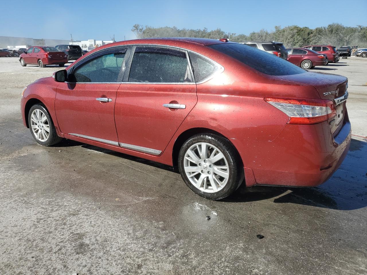 2015 Nissan Sentra VIN 3N1AB7APXFY280319 Copart auction photo, water/flood damage thumbnail 2