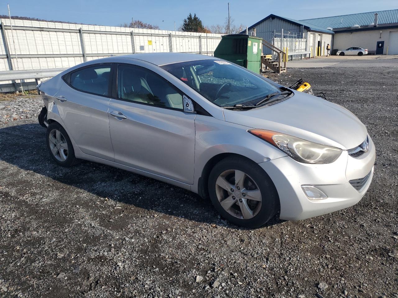 2013 Hyundai Elantra VIN KMHDH4AE1DU863962 Copart auction photo, rear end damage thumbnail 4