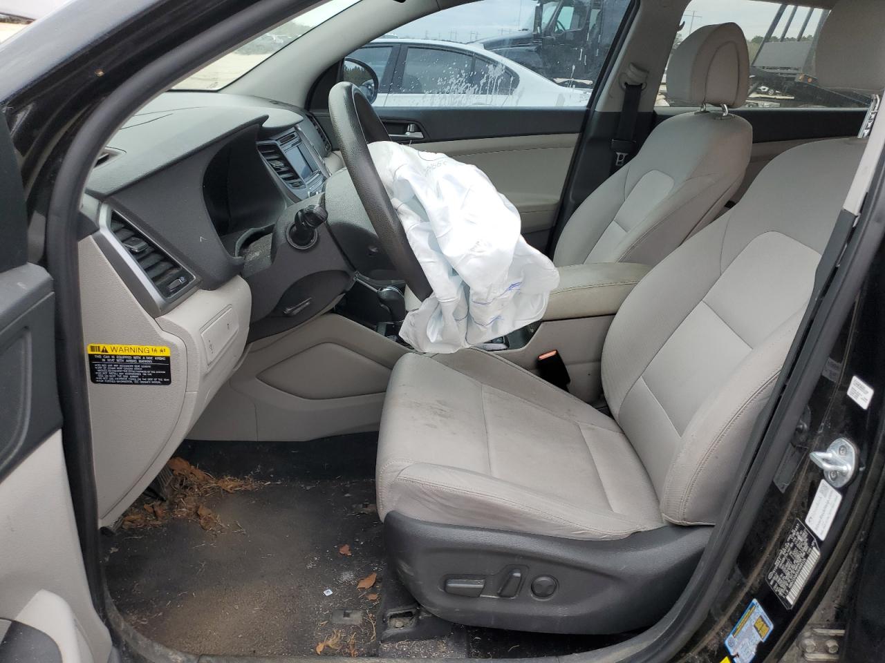 2017 Hyundai Tucson VIN KM8J33A45HU468126 Copart auction photo, front end damage thumbnail 7