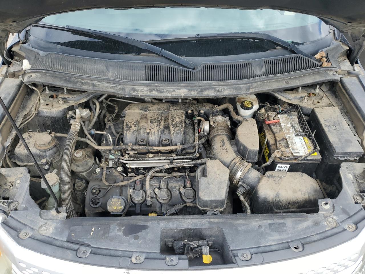 2011 Ford Explorer VIN 1FMHK7D88BGA11887 Copart auction photo, front end / rear end damage thumbnail 12